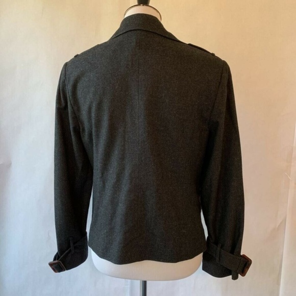 Larsen Peacoat Gray Double Breasted Button 10 - Picture 2 of 8